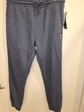NWT Volcom Men's  Gray Jogger Sweatpants
